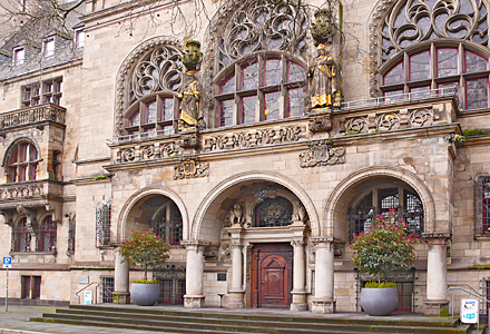 Eingang Duisburger Rathaus